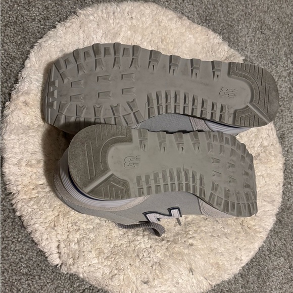 New Balance Kids' Gray and Blue Sneakers - Picture 5 of 7